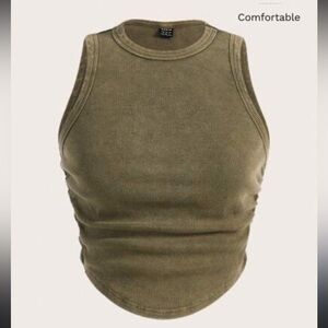 SHEIN Army Green Women's Tank Top